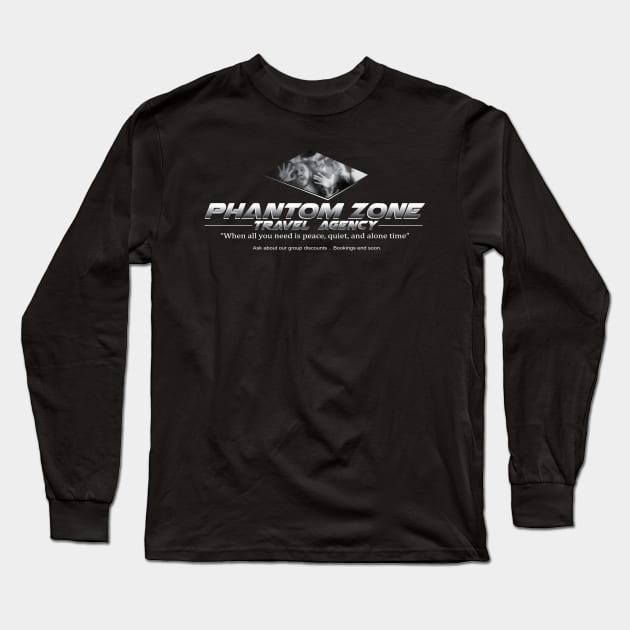 Phantom Zone Travel Agency Long Sleeve T-Shirt by Illustratorator